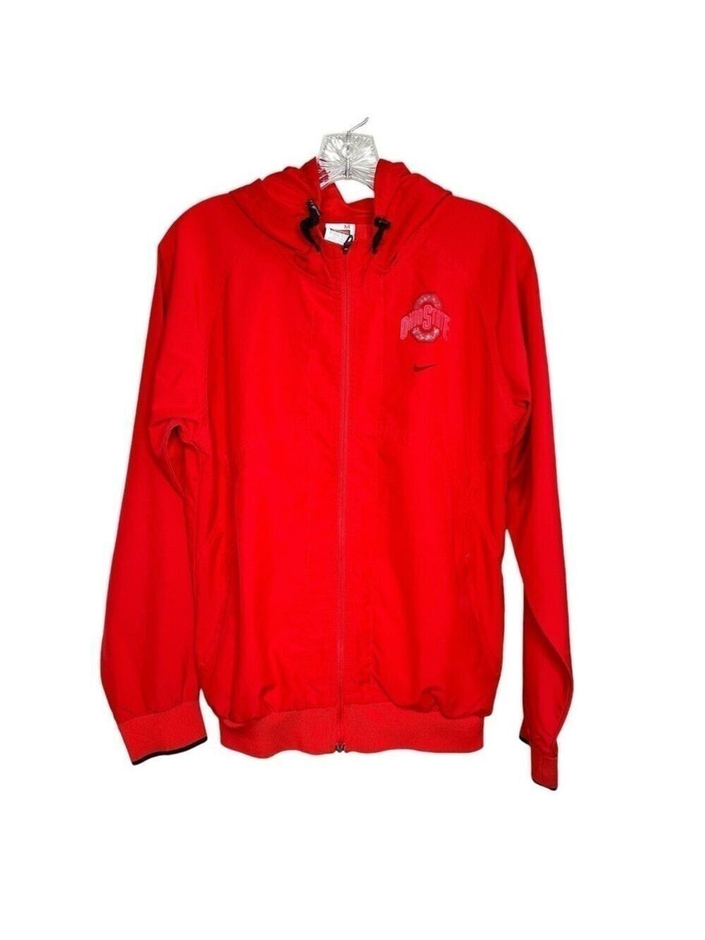 Ohio State Buckeyes Red Nike Full Zip Long Sleeve Jacket Size M (8-10) Youth